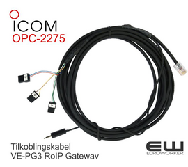 82275 - Icom OPC-2275 - Tilkoblingskabel for VE-PG3 RoIP Gateway