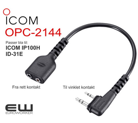 Icom OPC-2144 Slimadapter (rett tilvinklet) (IP100H)