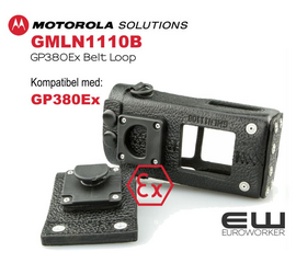 Motorola Atex bæreveske i lær til GN380Ex (GMLN1110B)