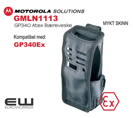 GMLN1113 - Motorola Atex bæreveske i mykt skinn til GN340Ex