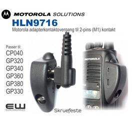 Motorola Handsfree adapterovergang fra M4 til M1 (2,5mm & 3,5mm) - HLN9716