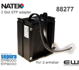 88274 - Natek Sepura STP 2 punkt batteriladeholder