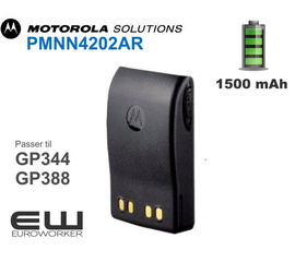 Motorola batteri 1500 mAh ( PMNN4202AR) (GP344)