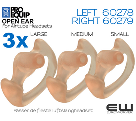 60279 - 60279: Open ear inserter,3-pack R (HØYRE)  60278: Open ear inserter,3-pack L (VENSTRE)