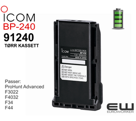 Icom Batteri BP-240 ProHunt Advanced Tørrbatterikassett ProHunt Advanced (91240)