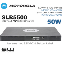 Motorola MOTOTRBO SLR5500 50W VHF & UHF Repeater - MDR10JCGANQ1AN - MDR10QCGANQ1AN