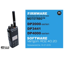 Firmware Mototrbo DP2000, DP3441, DP4000 versjon R02.40.20