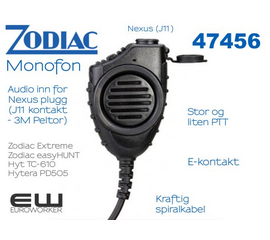 Zodiac Håndholdt Mikrofon med PTT