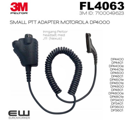 3M Peltor FL4063 PTT Adapter til Motorola DP3000-serie & DP4000-serie (7100049623)