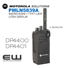 Motorola PMLN5839A Bæreveske - tykt lær uten display DP4400e & DP4401e)