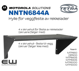 Motorola NNTN6844A Hylle for veggfeste av rekkelader