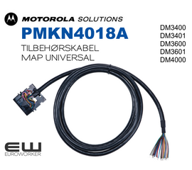 Motorola  PMKN4018A Tilbehørskabel (MAP Universalkabel) (DM3000e, DM4000e)