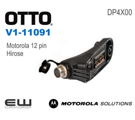 Otto V1-11091  12 pins Hirose audioadapter til DP4X00 Motorola