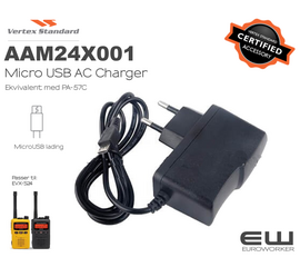 Vertex MicroUSB AC Charger til S24 (AAM24X001)
