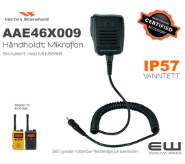 Vertex Vanntett Håndholdt Mikrofon til EVX-S24 (AAE46X009)