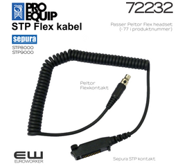 ProEquip STP Flex kabel til Sepura
