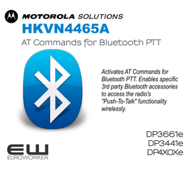 Motorola HKVN4465A - AT Commands for Bluetooth PTT - Licence Key