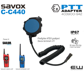Savox C-C440 ATEX PTT Adapter til SAILOR (Atex,  SAILOR)