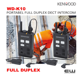 Kenwood WD-K10 Full Duplex Samband (DECT)