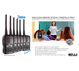 Zodiac Freetalk Pro Skolesamband (PMR446MHz)