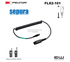 3M Peltor FLX2-101 TIL SEPURA STP8/9000