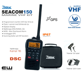 Seacom 150 VHF Marineradio (IP67, GPS, VHF)