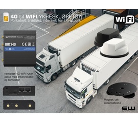 Portabel 4G WIFI-sone TRANSPORT (SIM-kort) - 150mbps