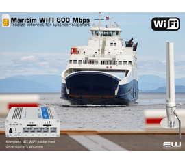 Skipsfart og Maritim WIFI sone (150-600Mbps)