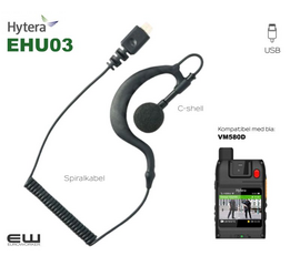 Hytera EHU03 Earbud Listen Only (WM580D) - EUROWORKER
