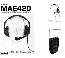 Vokkero MAE420 Pro Audio Talkback Headset