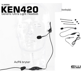 Vokkero KEN 420 Generic Headset - On/Off Switch