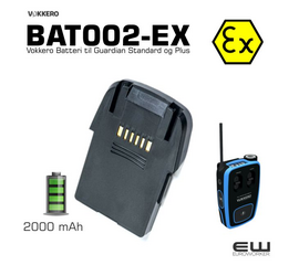 Vokkero BAT002EX Batteri Guardian Atex (2000mah)