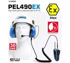 PEL490EX PEL 490 EX vokkero atex headset
