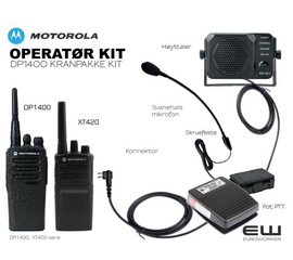 Motorola DP1400 Operatør Kit for Kran og Rigg