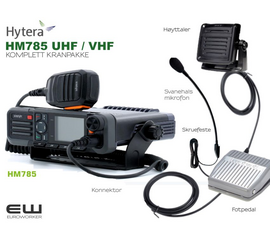 Hytera HM785 Operatør Kit for Kran og Rigg (MD, HM)