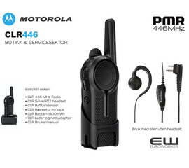 Motorola CLR446 Lisensfri Radio (446MHz)