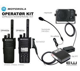 Motorola DP4000 Operatør Kit for Kran og Rigg