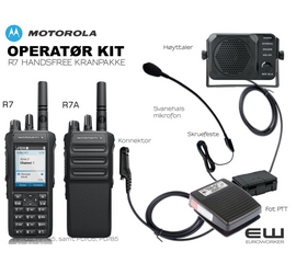 Motorola R7 Operatør Kit for Kran og Rigg (R7, R7A)