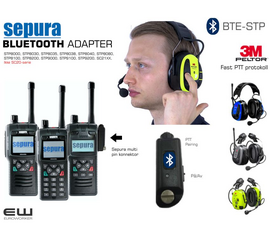 Bluetooth Adapter for Sepura STP9000 (Peltor PTT protokoll)