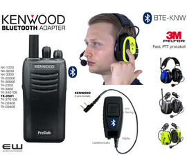 Bluetooth Adapter for Kenwood 2-pin (3M Peltor protokoll)
