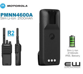 Motorola batteri PMNN4600A (R2, Slim, 2100mAh, IP55)