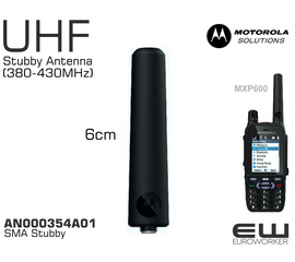 Motorola AN000354A01 6cm Stubby Antenna MXP600