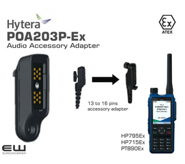 Hytera POA203P-Ex Audio Accessory Adapter (HP795Ex)