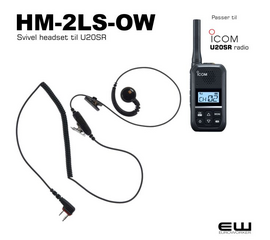 Svivel headset til U20SR - HM-2LS-OW
