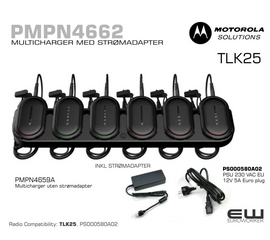 Motorola PMPN4662 Multicharger TLK25 Wave WiFI Radio