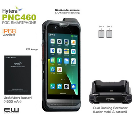 Hytera PNC460  POC Smartphone (XRugged Smart Device)