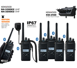 Kenwood  NX-3200 (VHF) NX-3300 (UHF) (Bluetooth, GPS)
