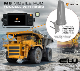 Telox M6 Tunnel POC Mobile Radio (4G, WiFi)