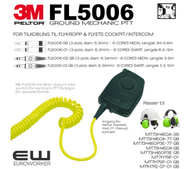 3M Peltor FL5006 - Ground Mechanics PTT Adapters (GB) - FL5006GB   7000147275
