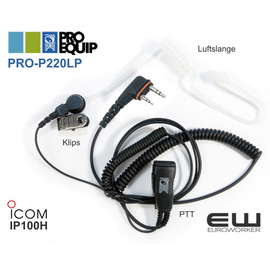 ProEquip  PRO-P220LP Headset med PTT (IP100H) - 29248